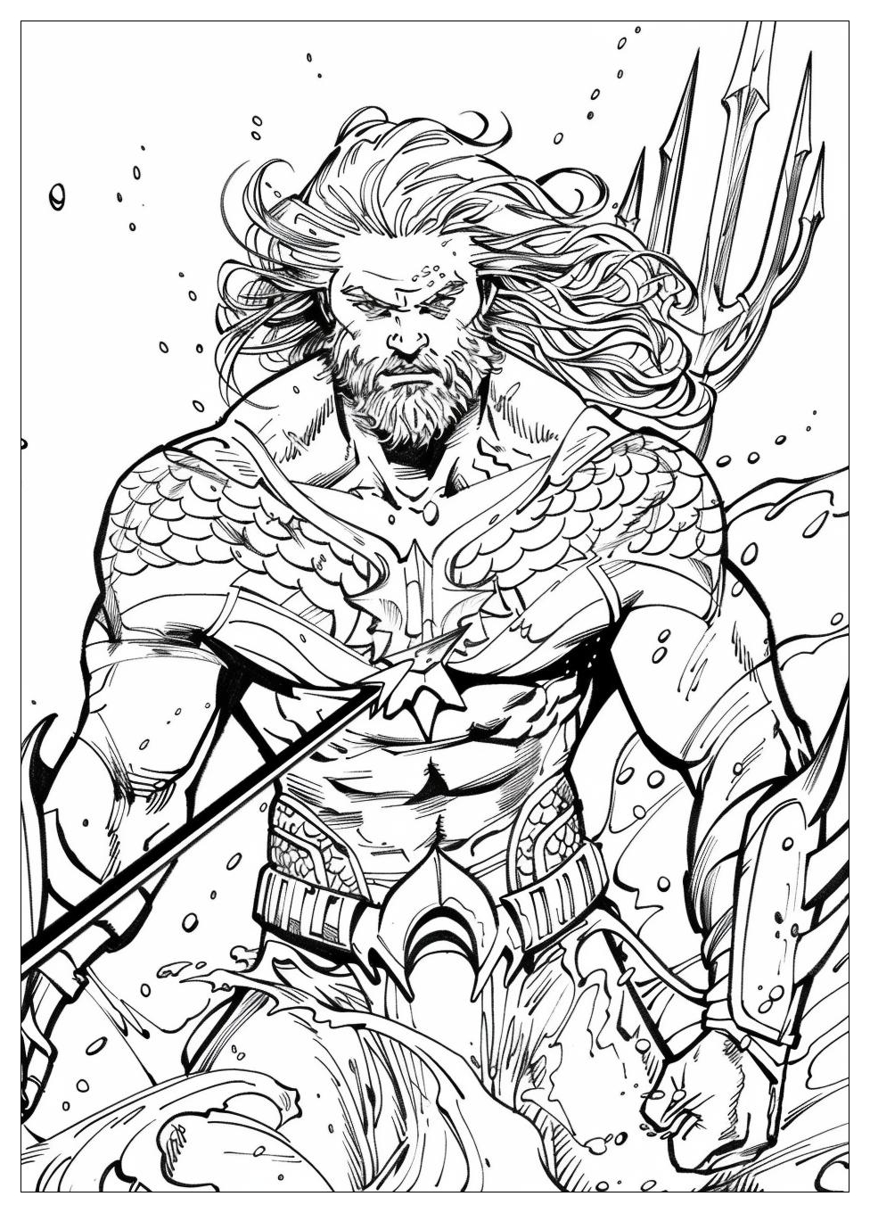 Aquaman Coloring Pages-4