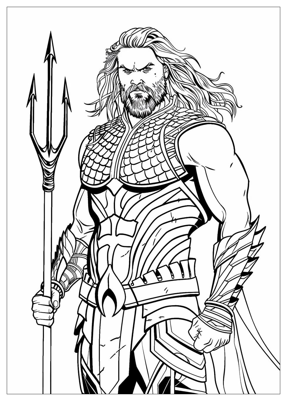 Aquaman Coloring Pages-5