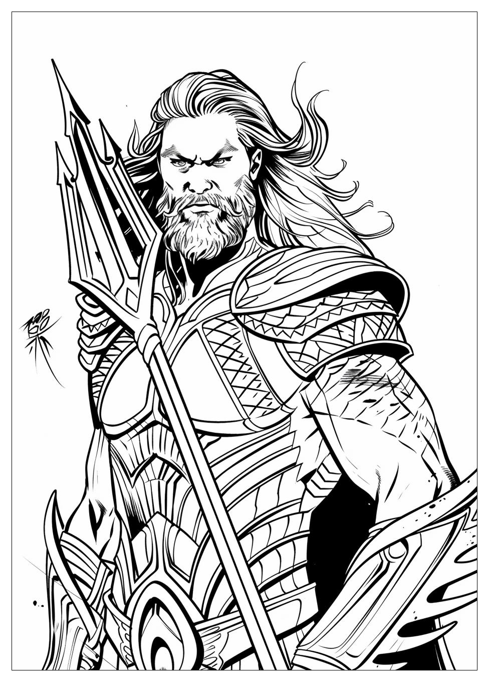 Aquaman Coloring Pages-6