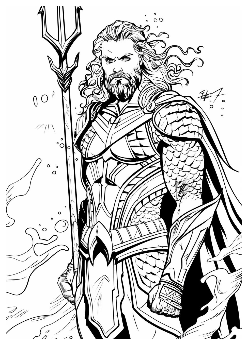 Aquaman Coloring Pages-7