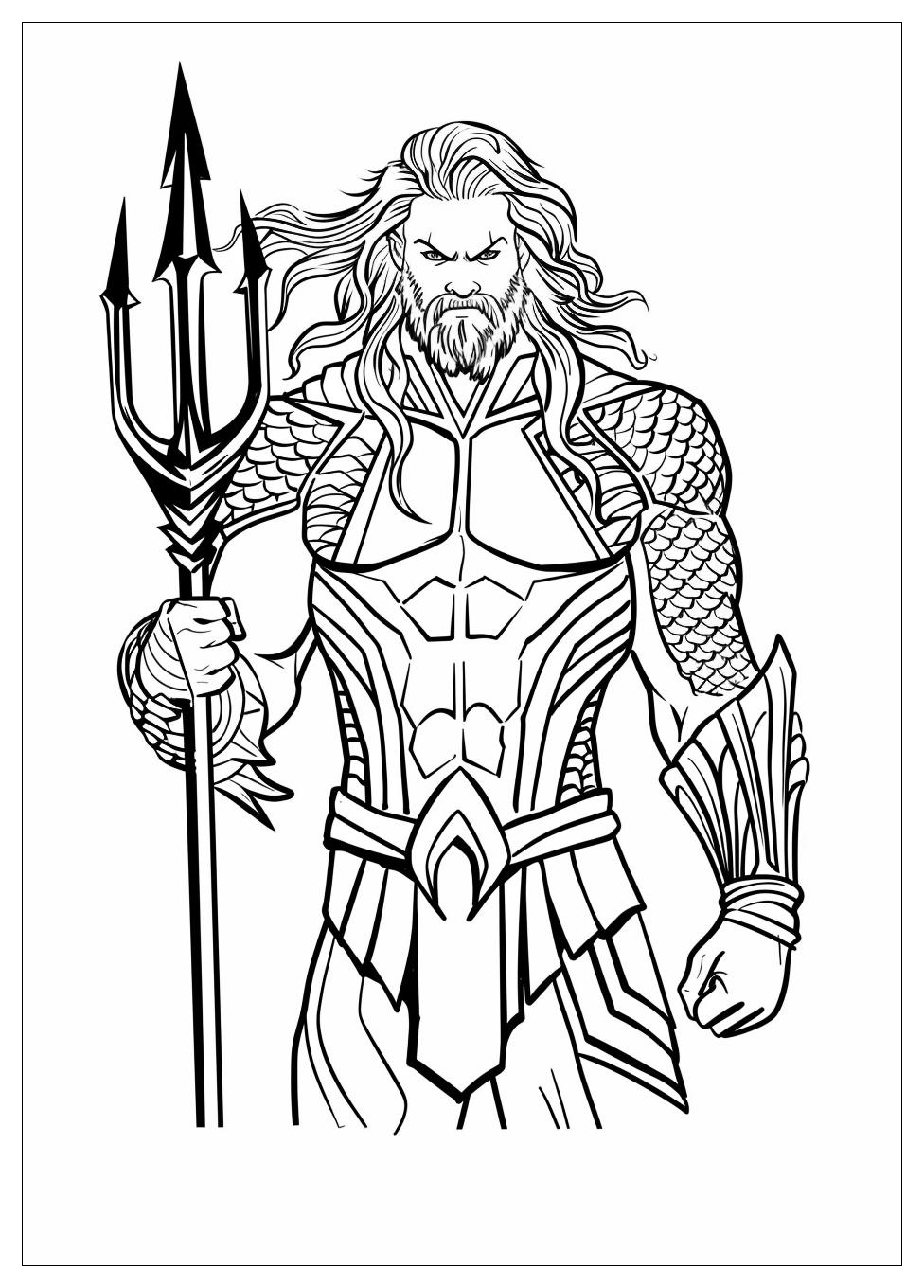 Aquaman Coloring Pages-8