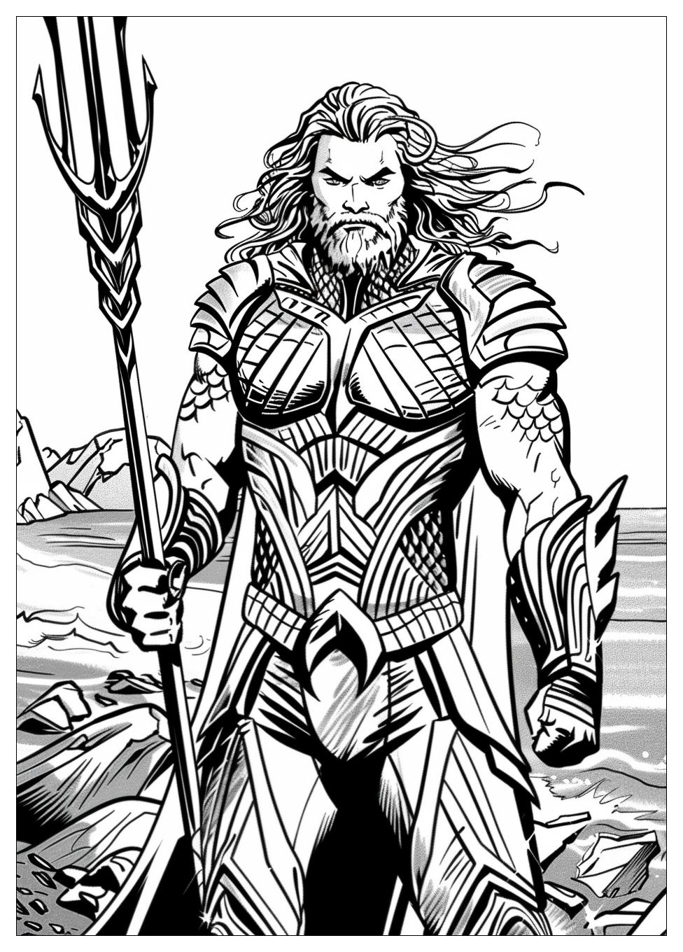 Aquaman Coloring Pages-9