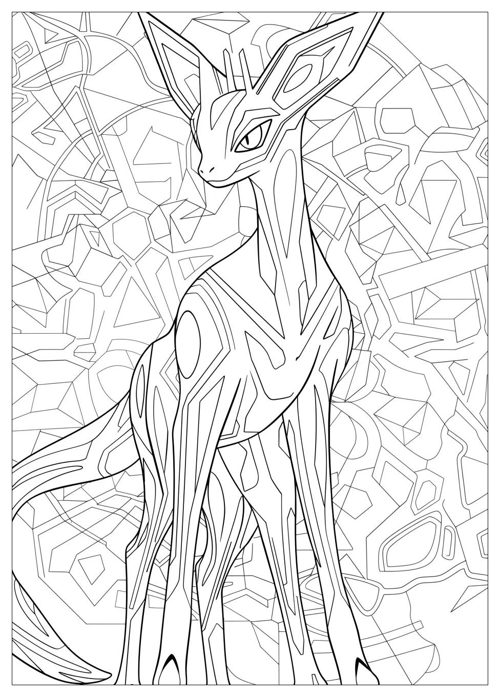 Arceus Coloring Pages-11