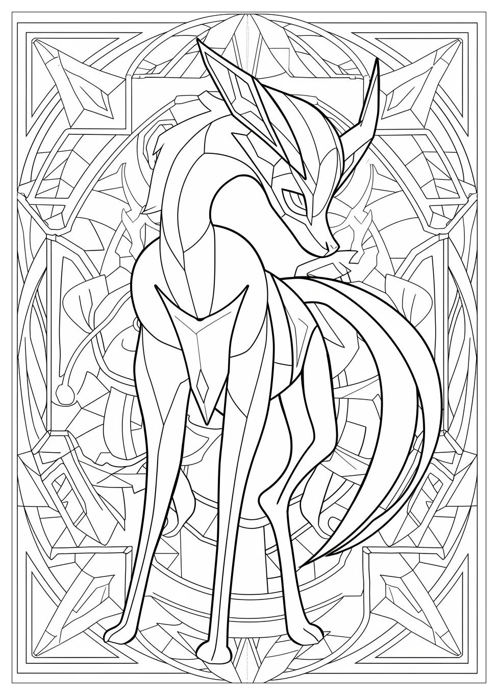 Arceus Coloring Pages-14