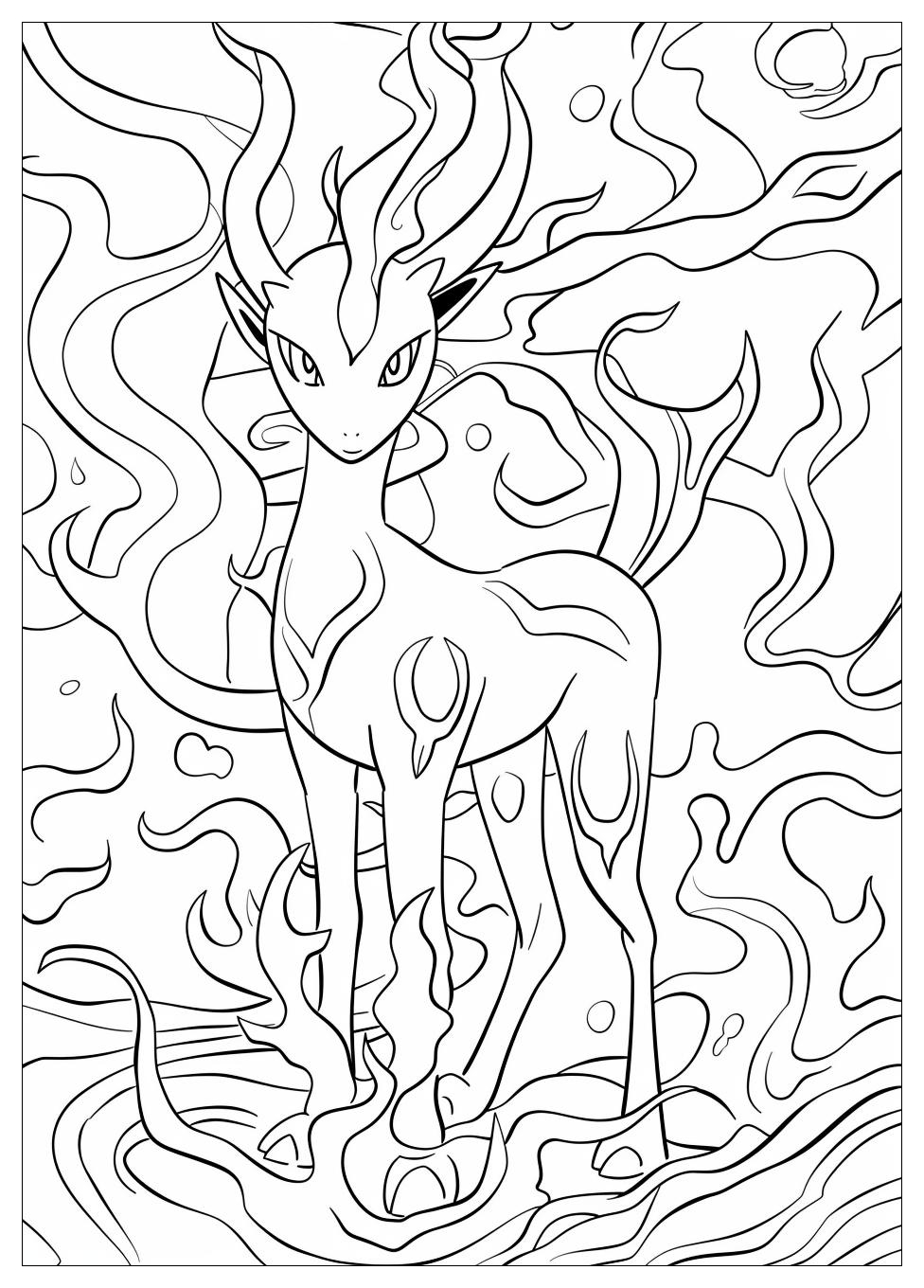 Arceus Coloring Pages-4