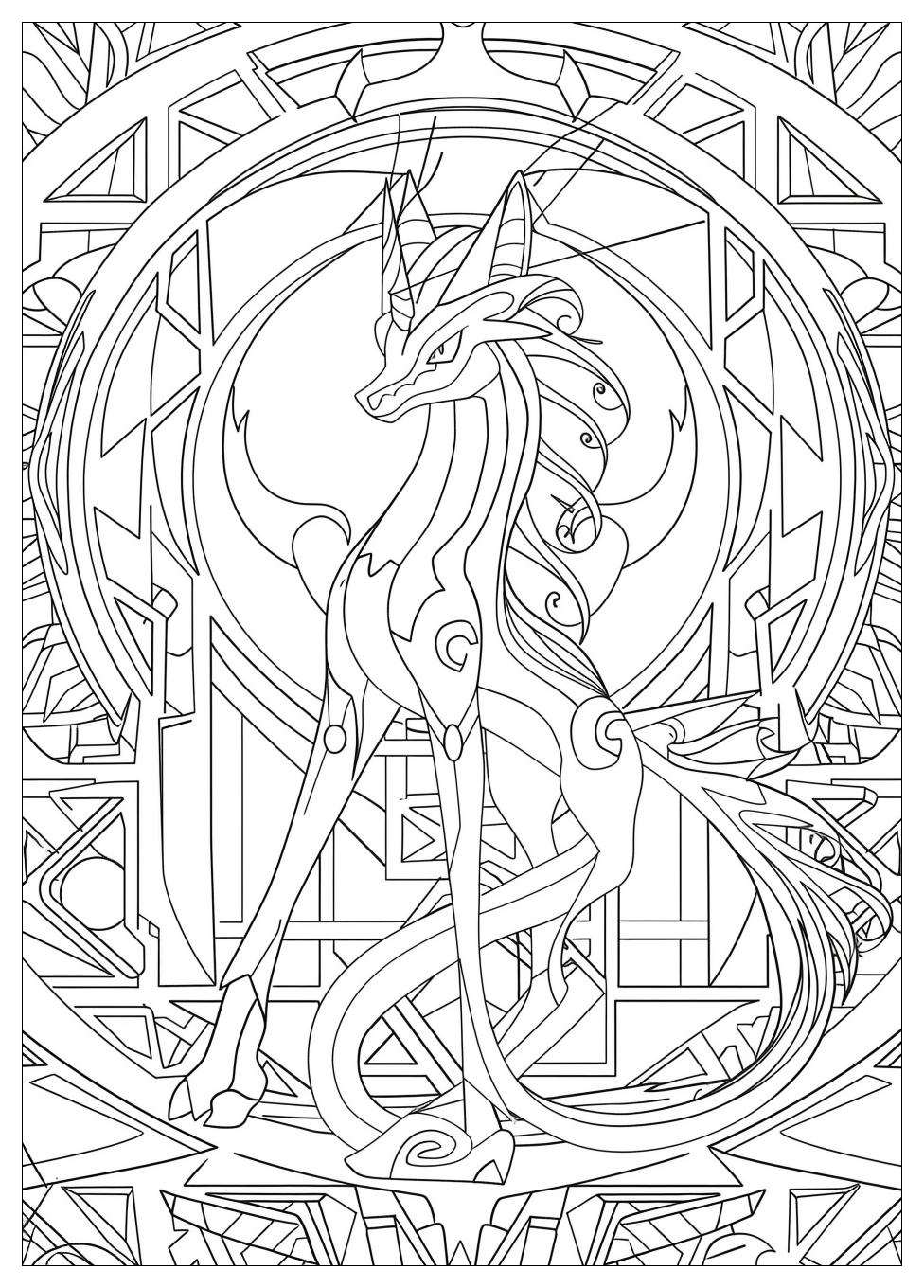 Arceus Coloring Pages-9