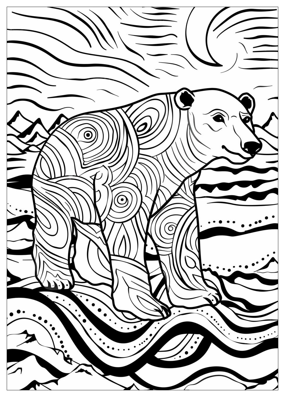 Arctic Animal Coloring Pages-1