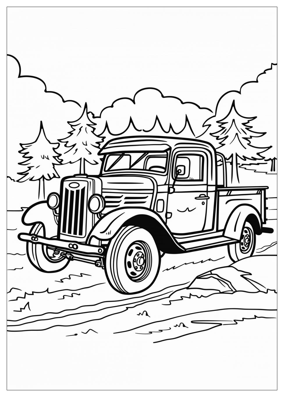 Army Truck Coloring Pages-10