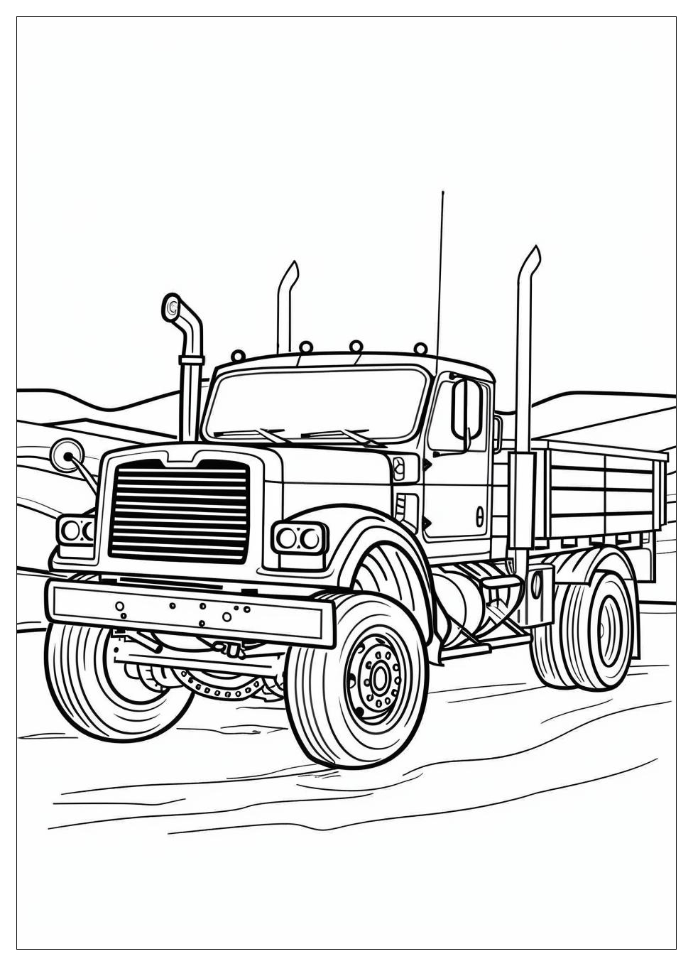 Army Truck Coloring Pages-13