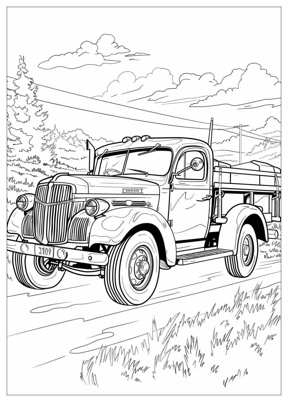 Army Truck Coloring Pages-14