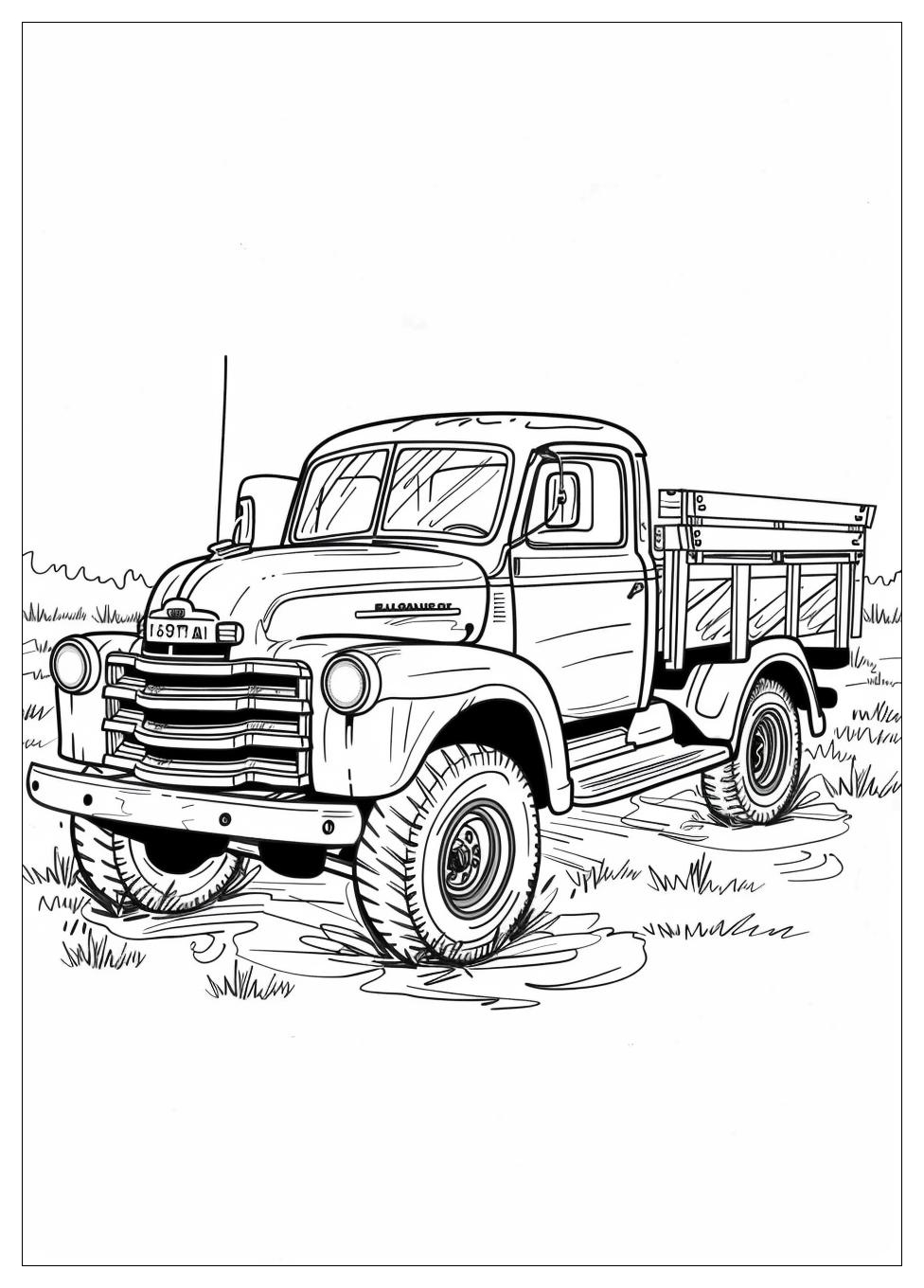 Army Truck Coloring Pages-15