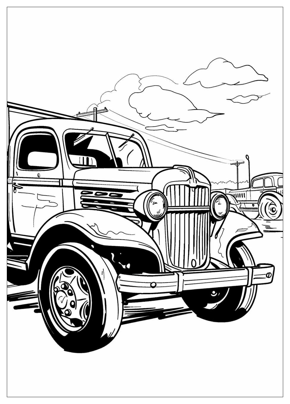 Army Truck Coloring Pages-20