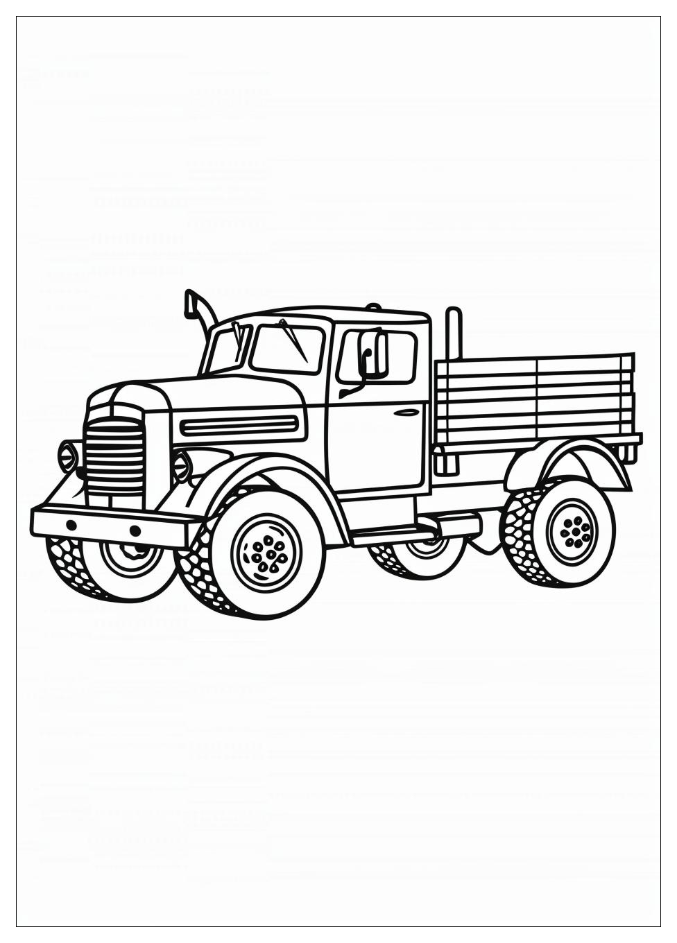 Army Truck Coloring Pages-3