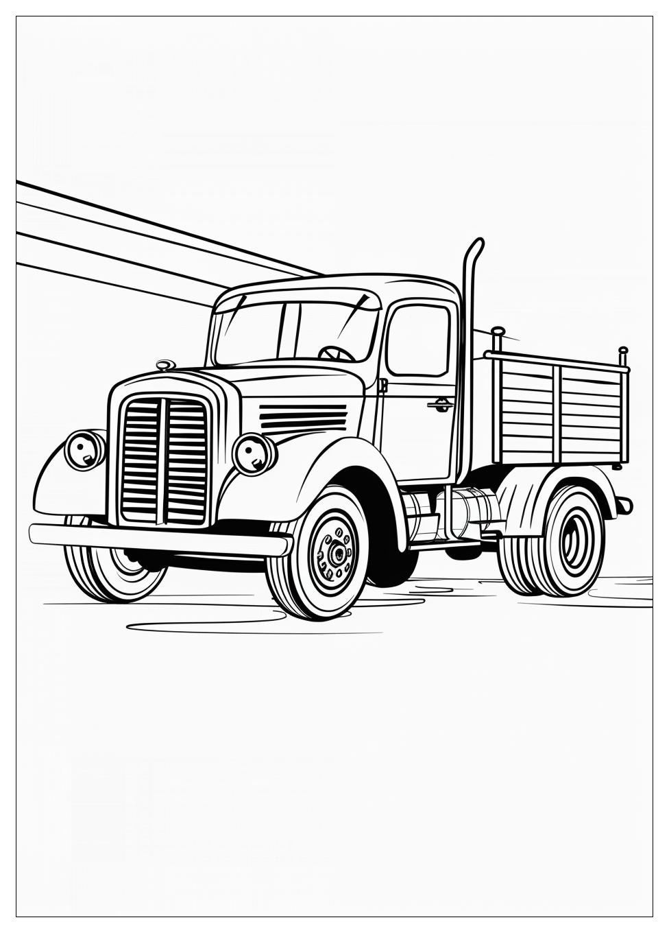 Army Truck Coloring Pages-4