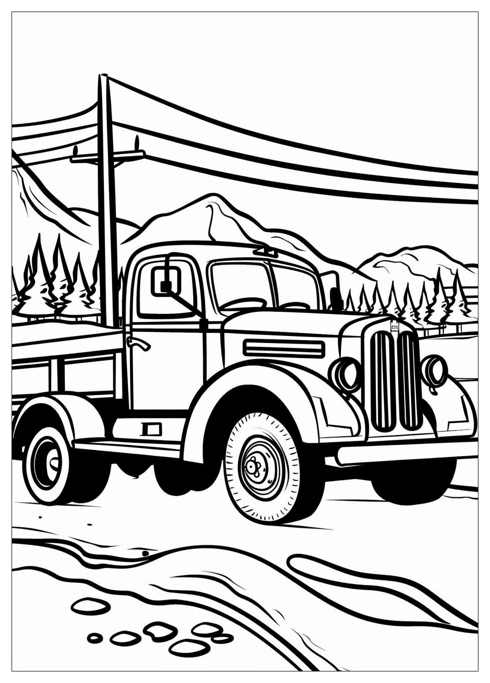 Army Truck Coloring Pages-5