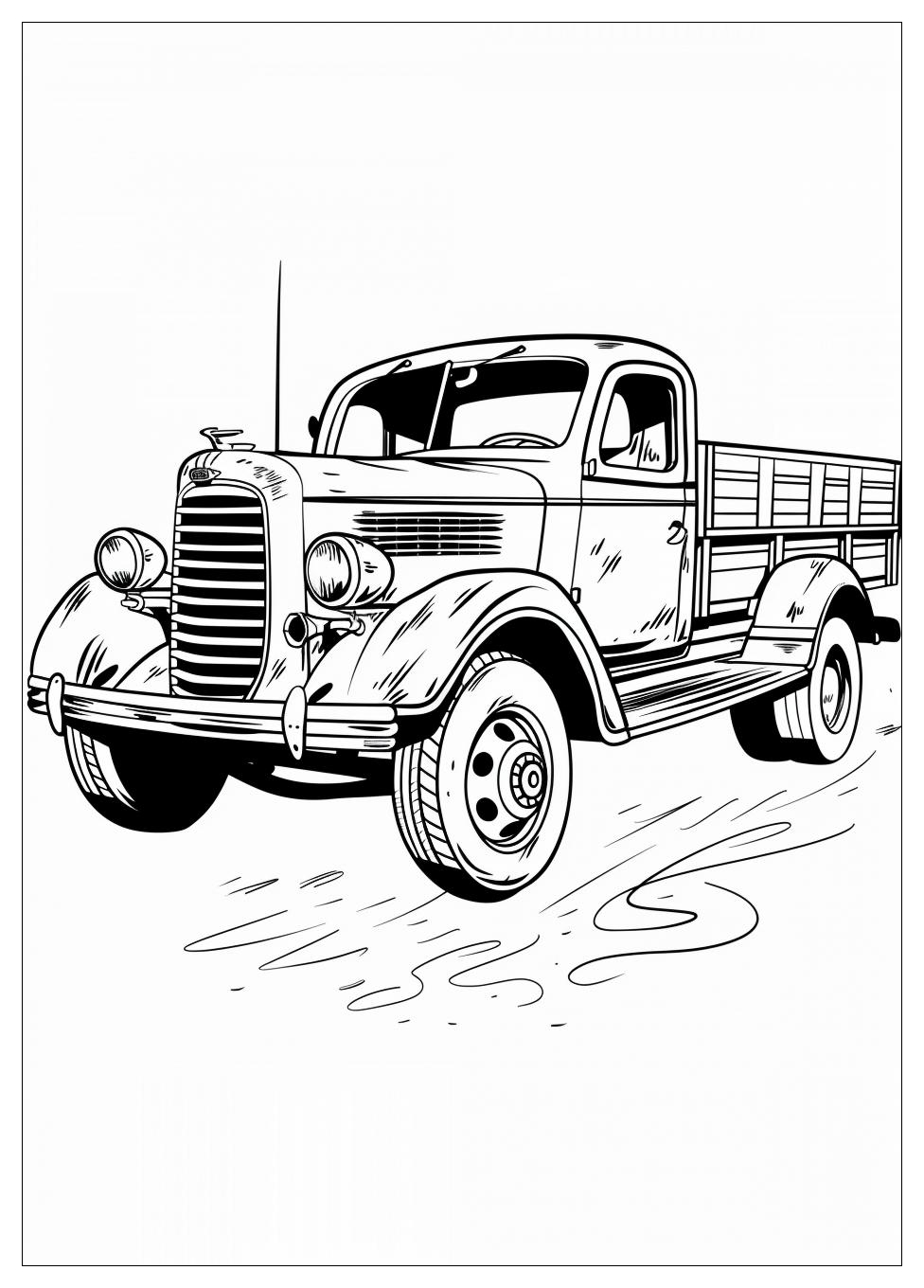 Army Truck Coloring Pages-8