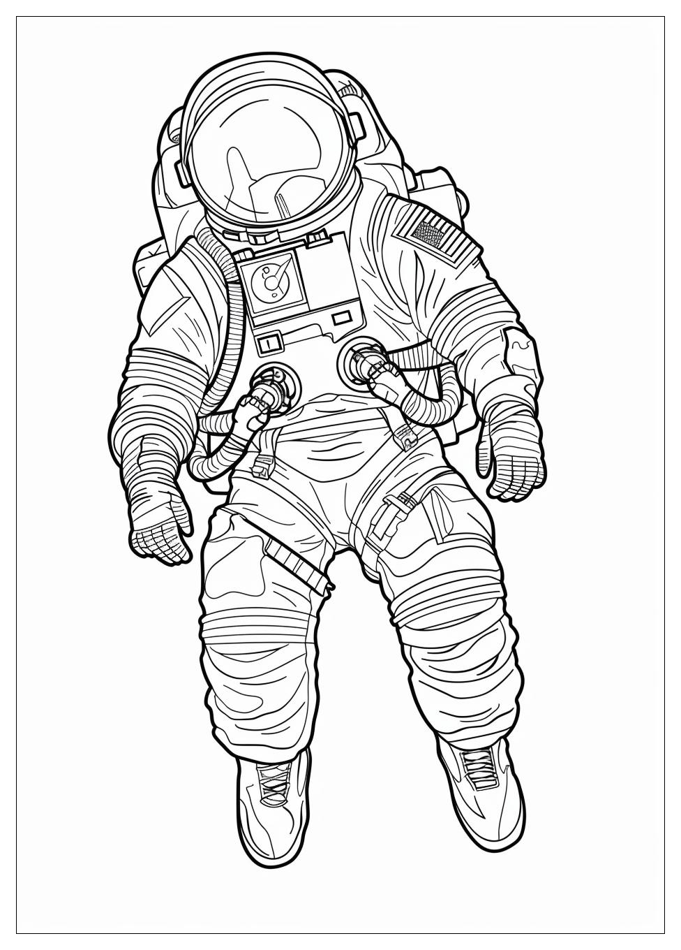 Astronaut Coloring Pages-1