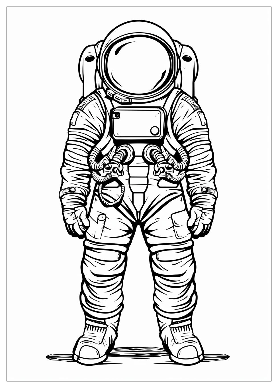 Astronaut Coloring Pages-10