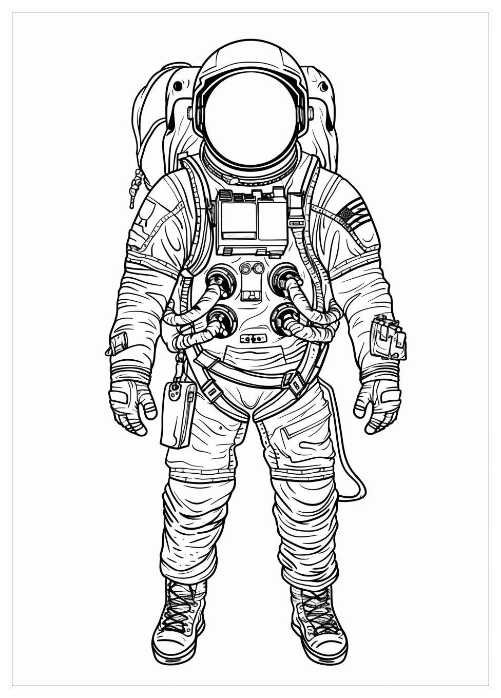 Astronaut Coloring Pages-13