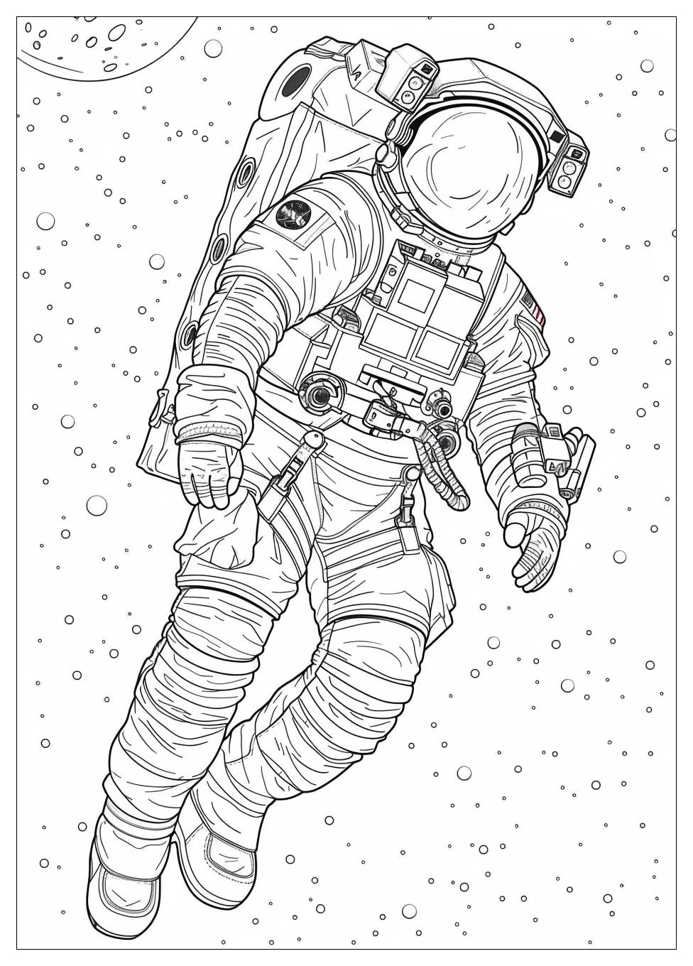 Astronaut Coloring Pages-17