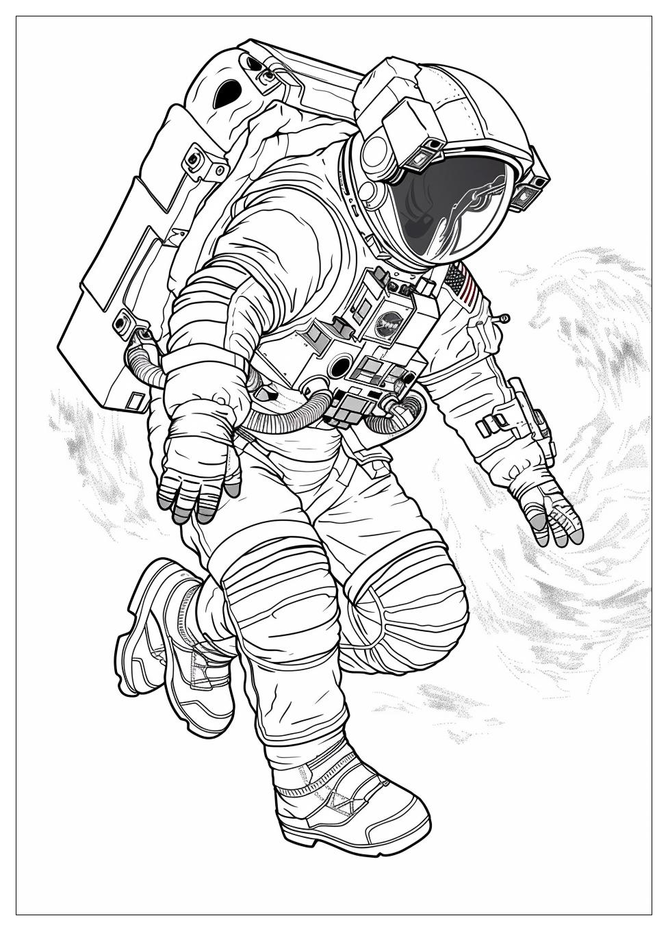 Astronaut Coloring Pages-18