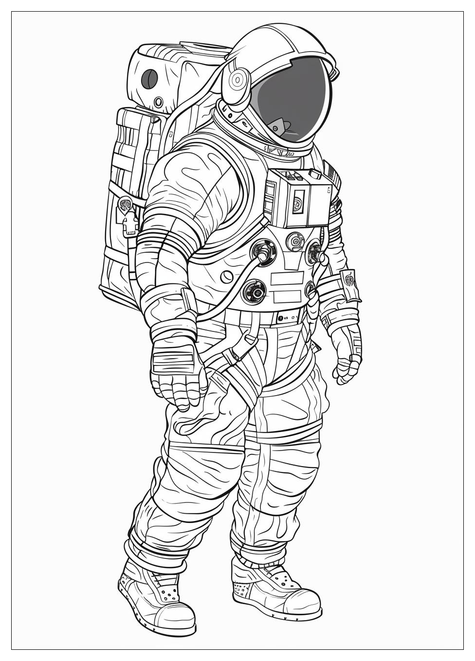 Astronaut Coloring Pages-19