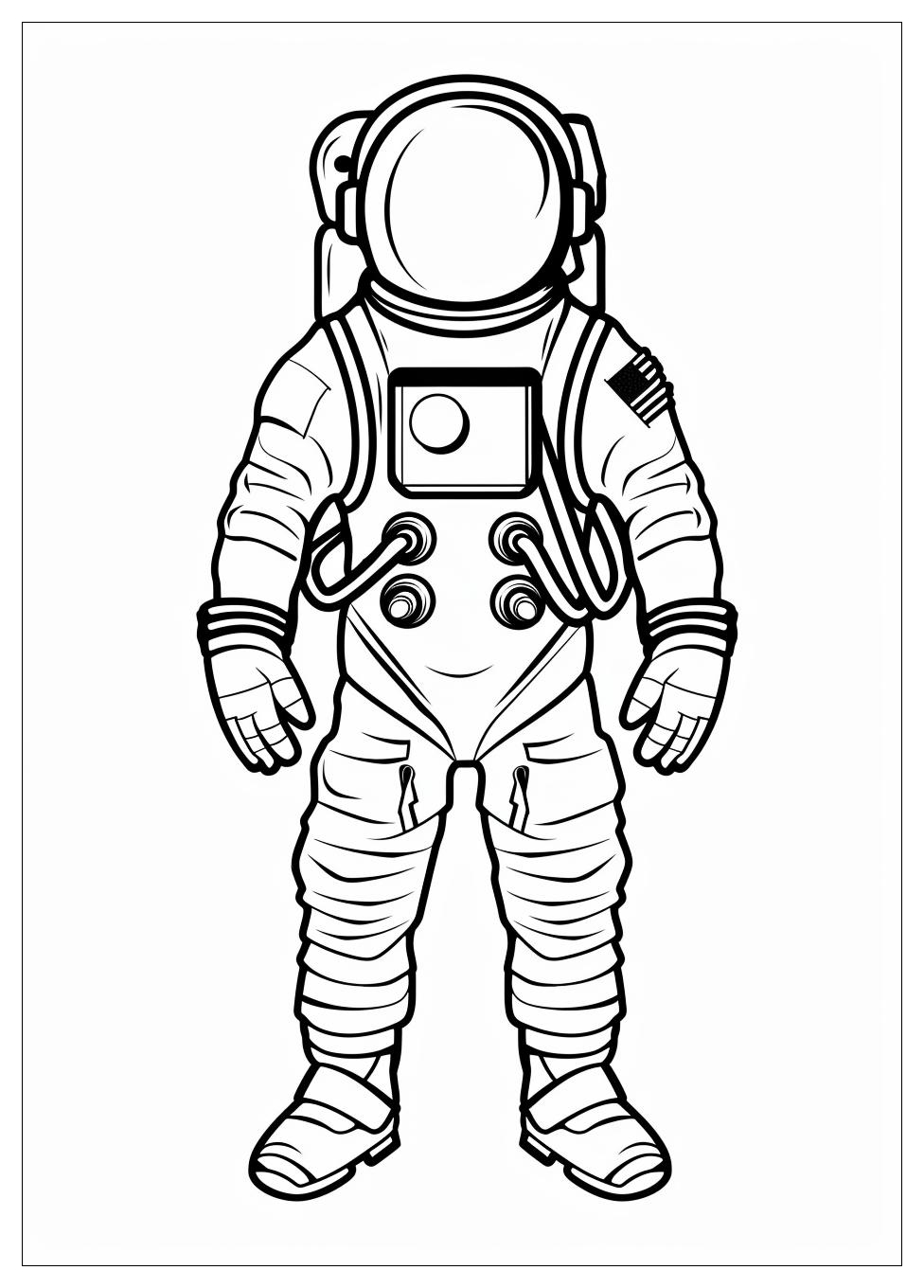 Astronaut Coloring Pages-2