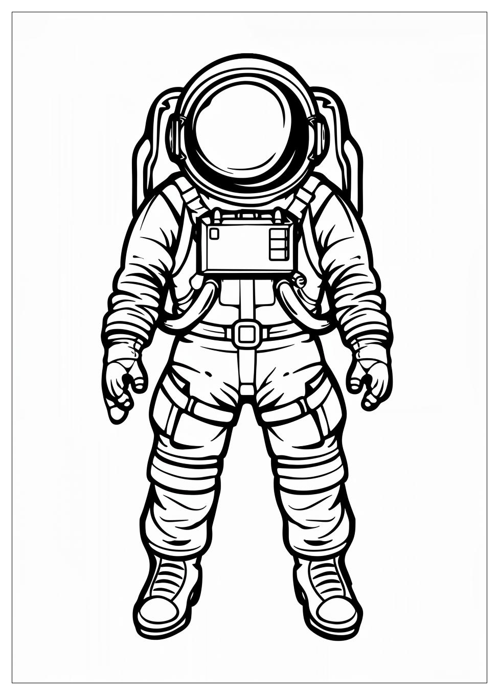 Astronaut Coloring Pages-5