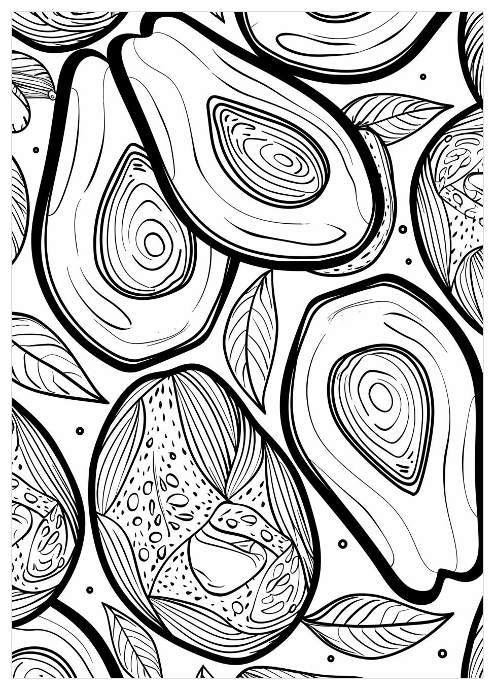 Avocado Coloring Pages-20