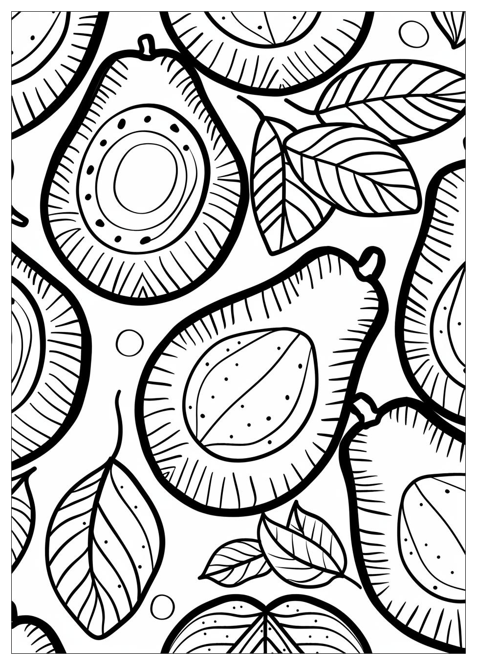 Avocado Coloring Pages-9