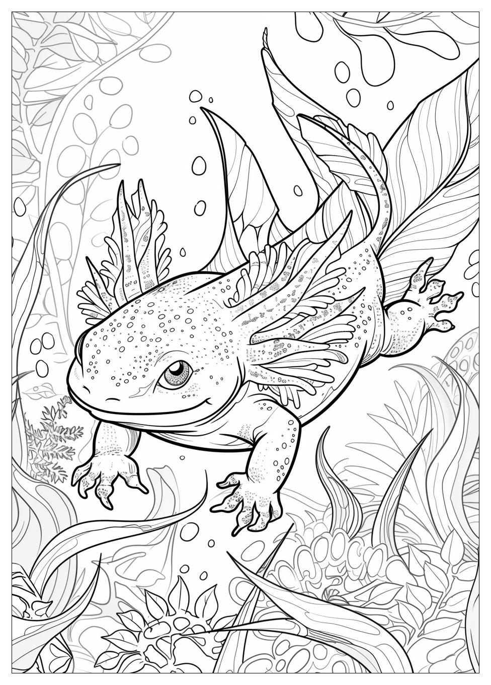 Axolotl Coloring Pages-20