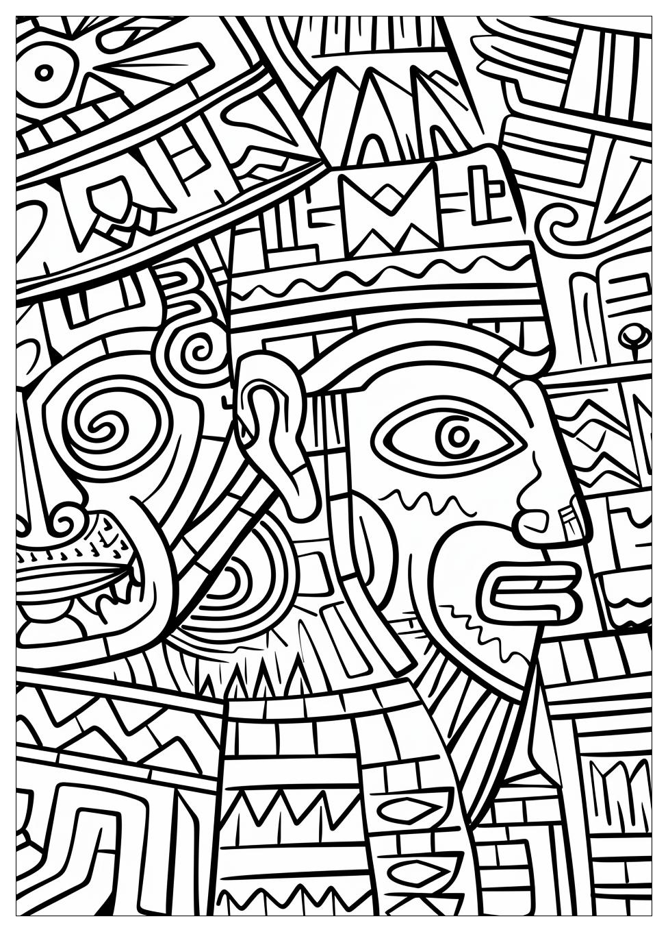 Aztec Coloring Pages-10