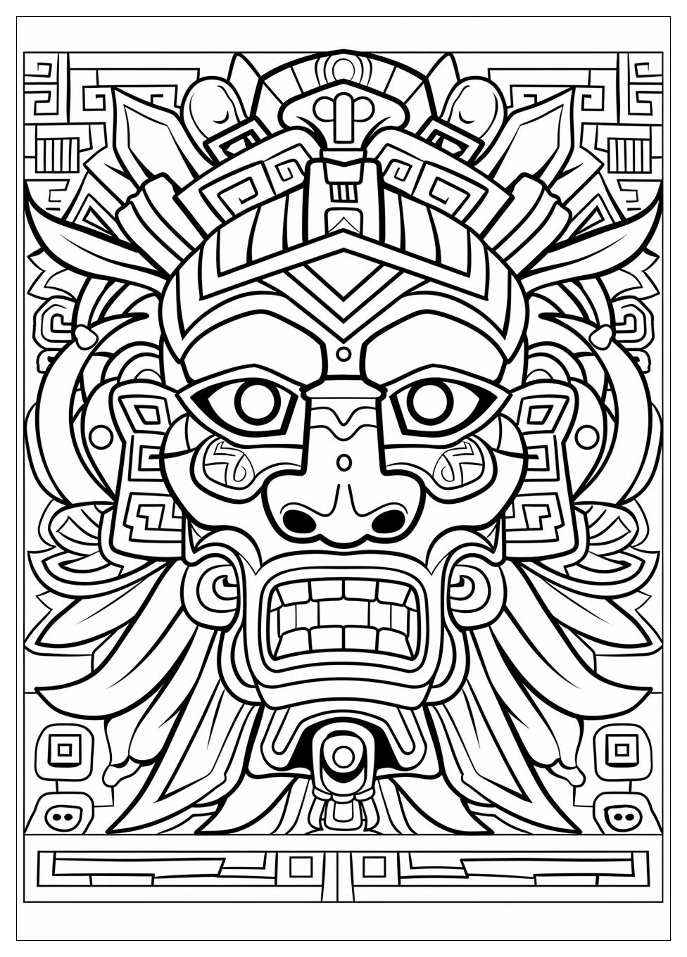 Aztec Coloring Pages-11