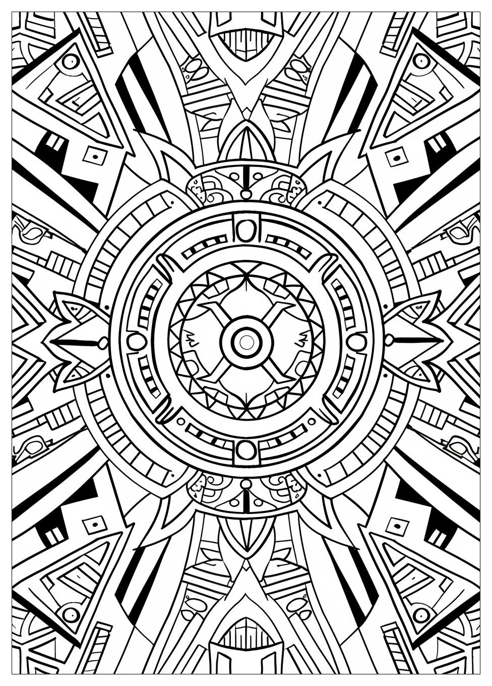 Aztec Coloring Pages-14