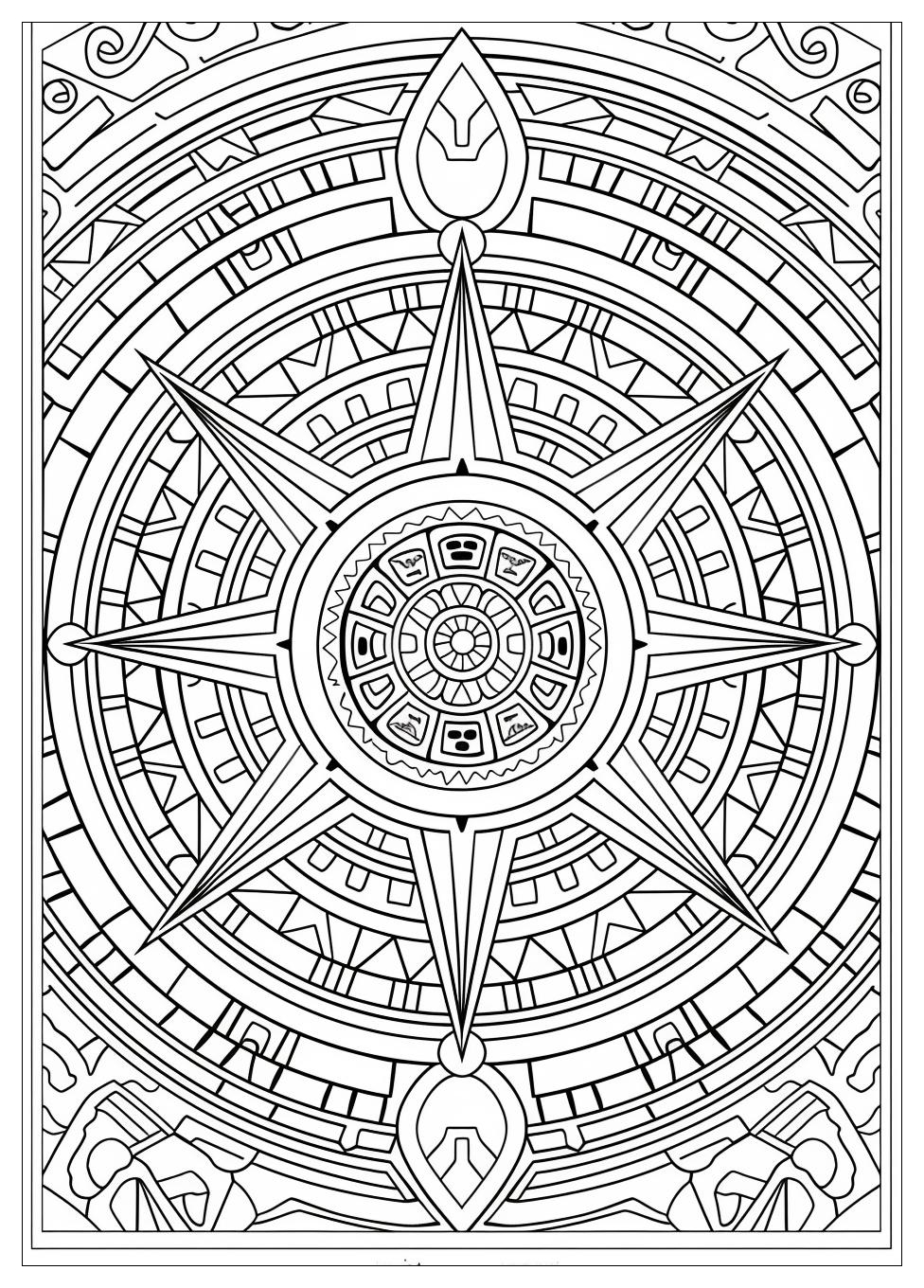 Aztec Coloring Pages-16