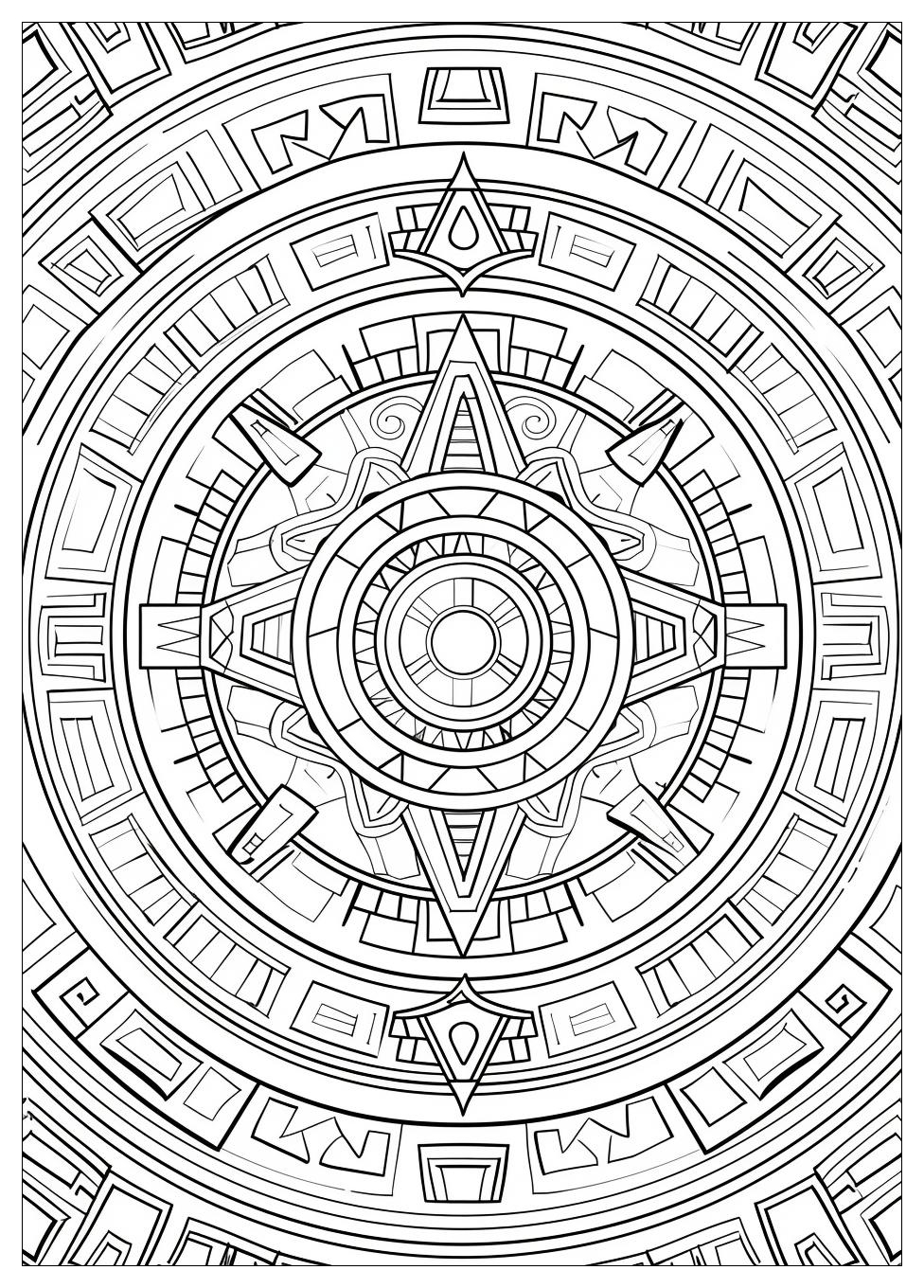 Aztec Coloring Pages-18