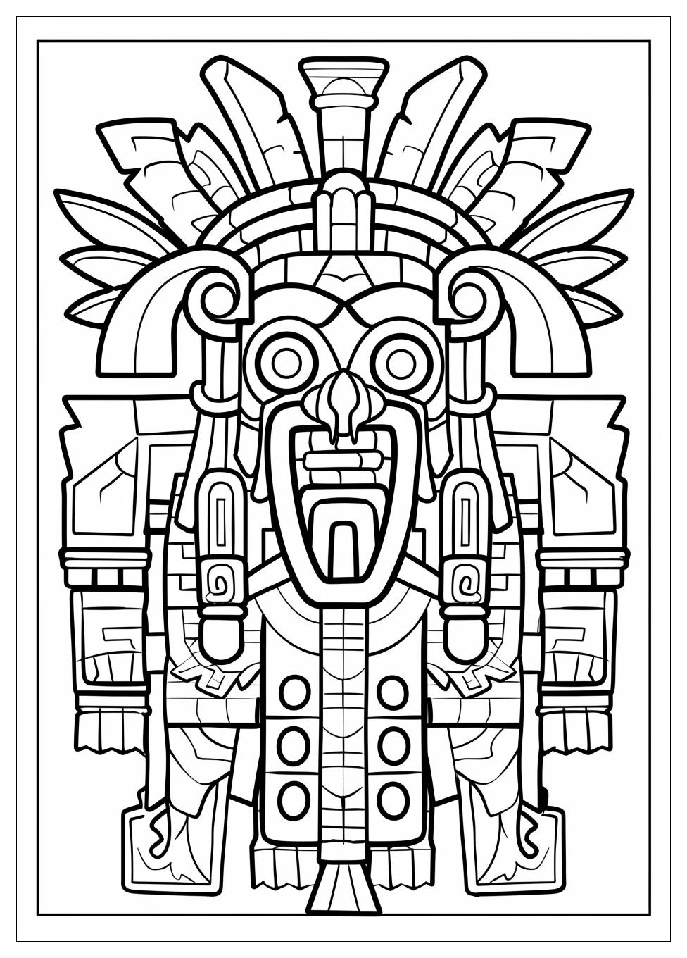 Aztec Coloring Pages-8