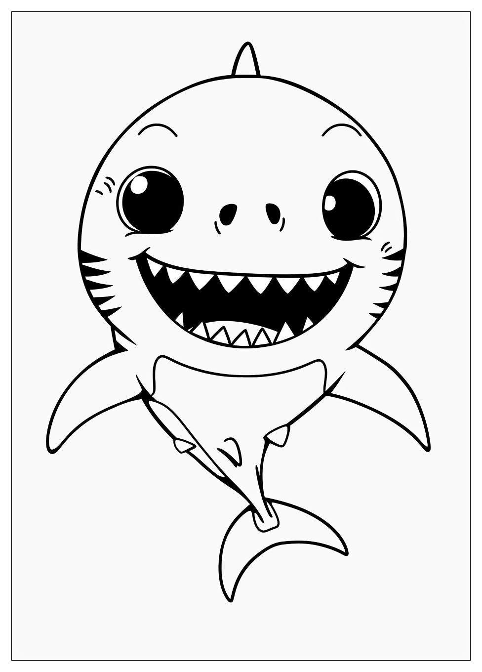 Baby Shark Coloring Pages-10