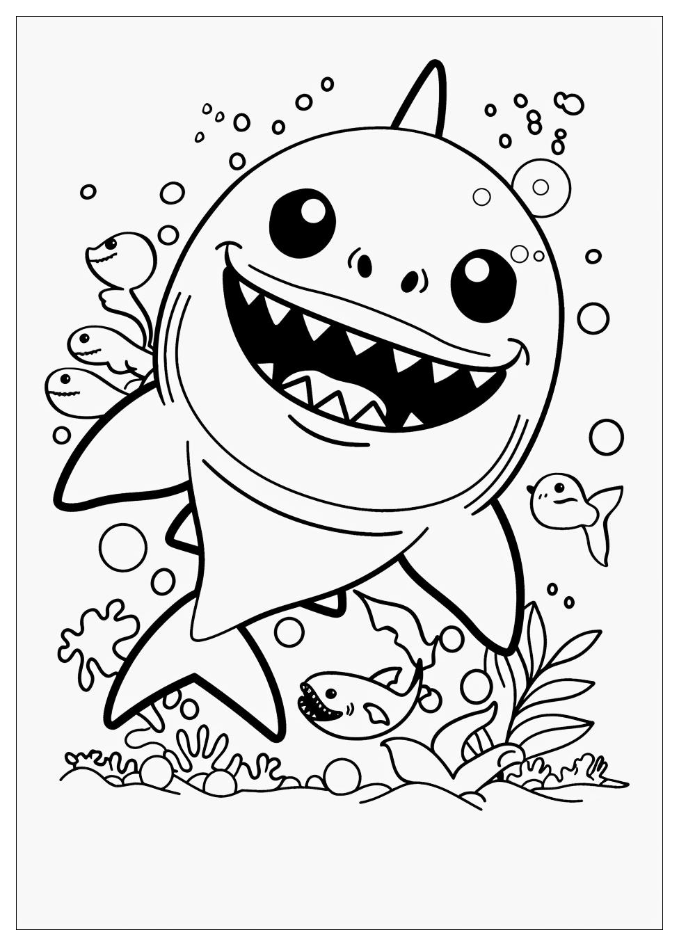 Baby Shark Coloring Pages-11