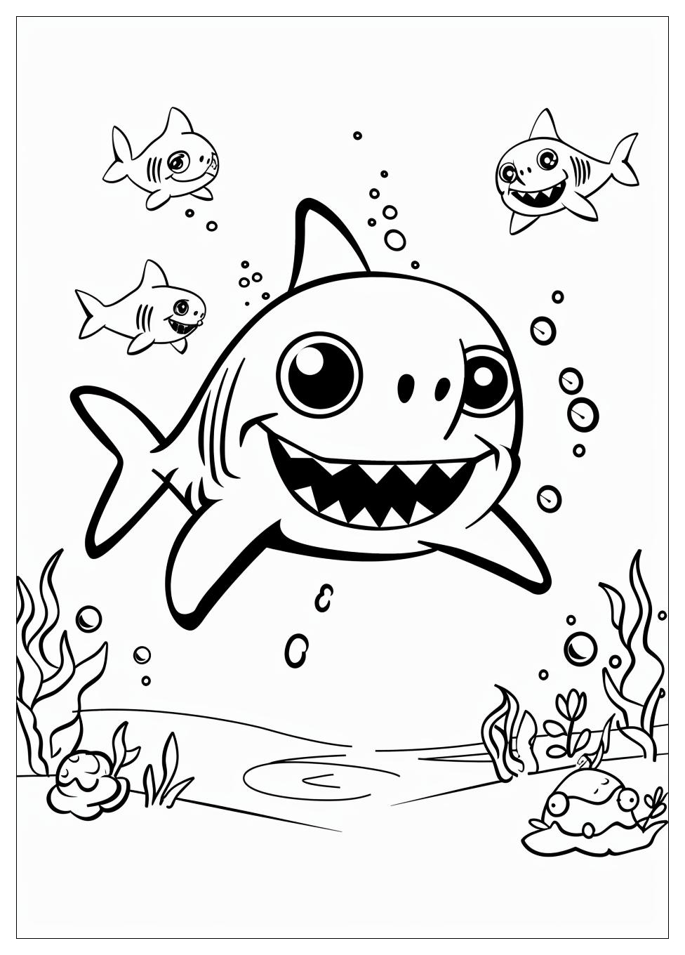 Baby Shark Coloring Pages-16