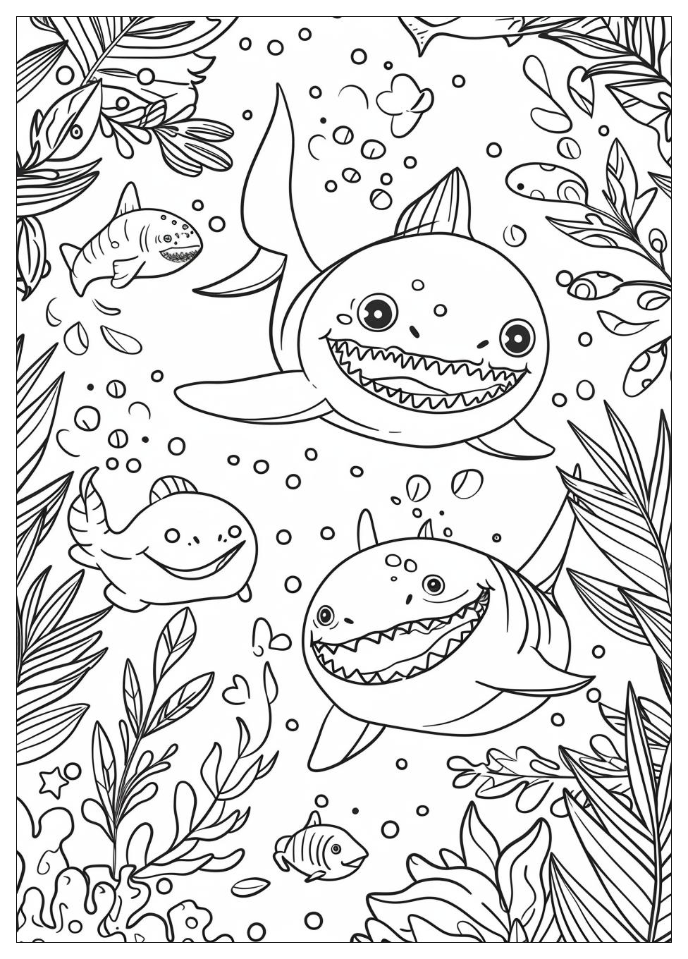 Baby Shark Coloring Pages-17