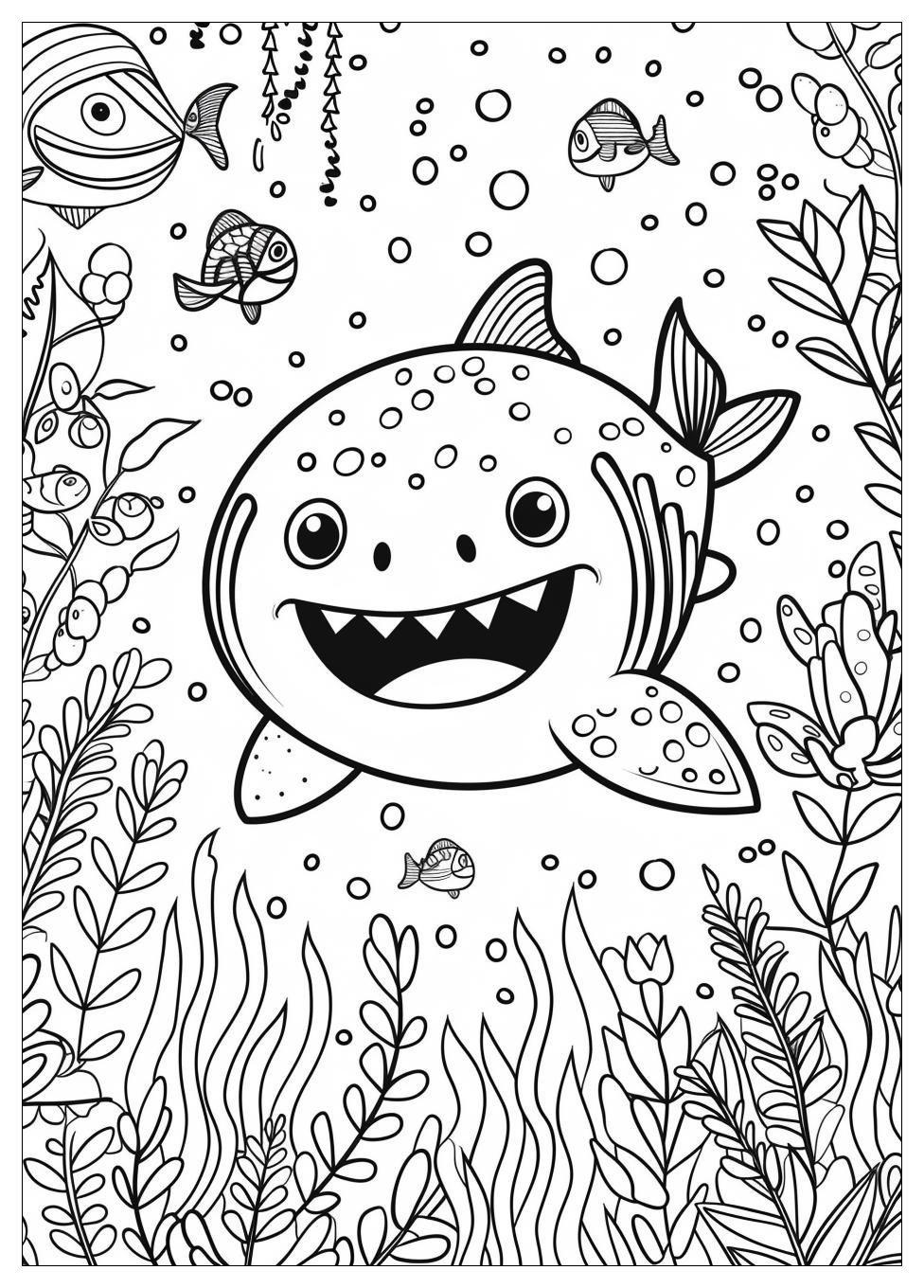 Baby Shark Coloring Pages-19