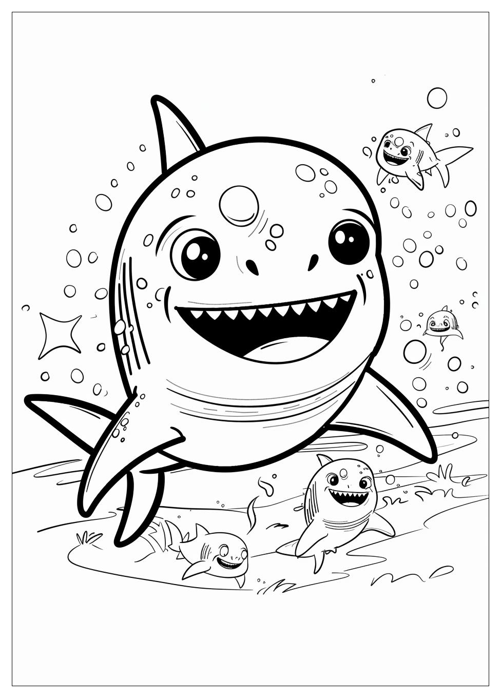 Baby Shark Coloring Pages-3