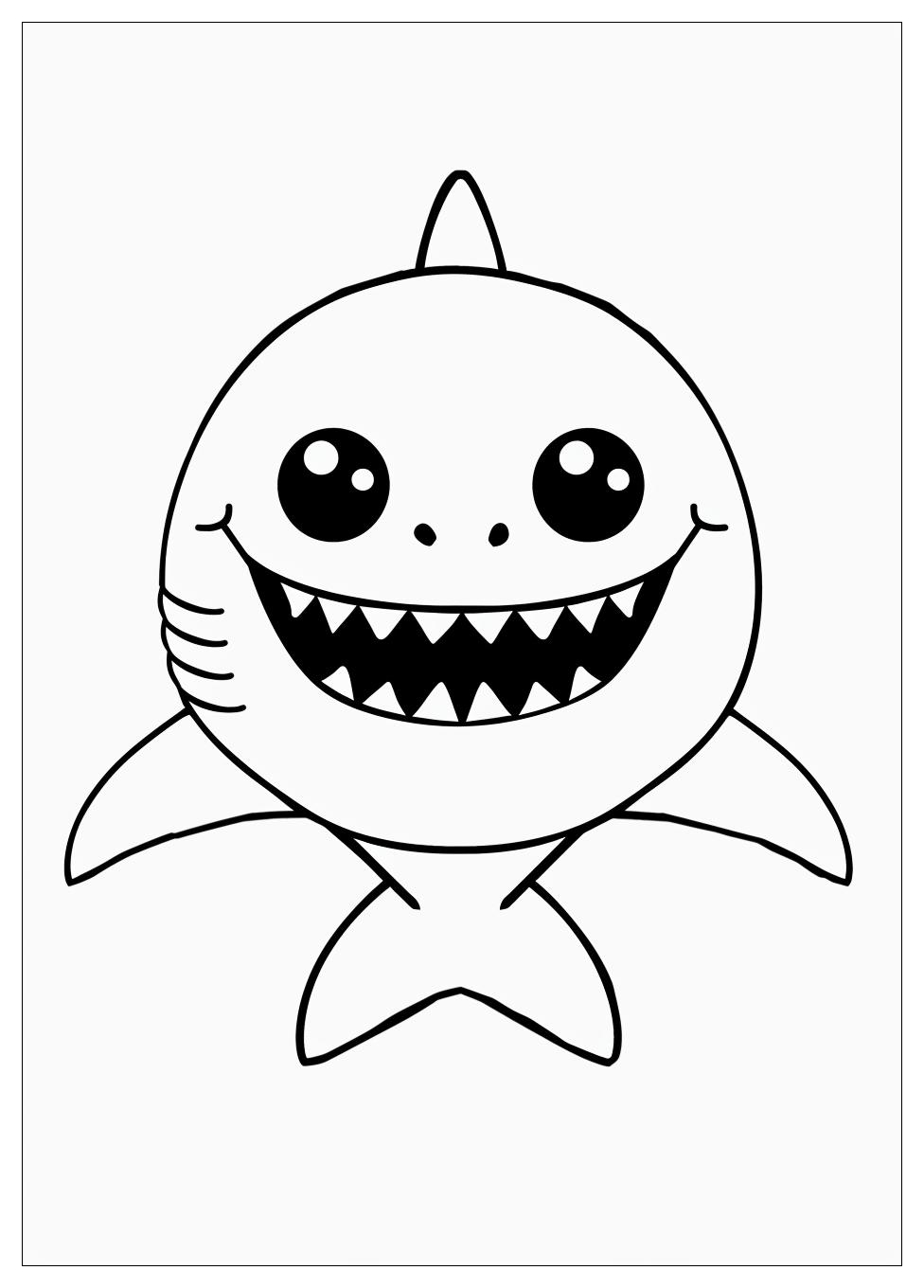 Baby Shark Coloring Pages-4