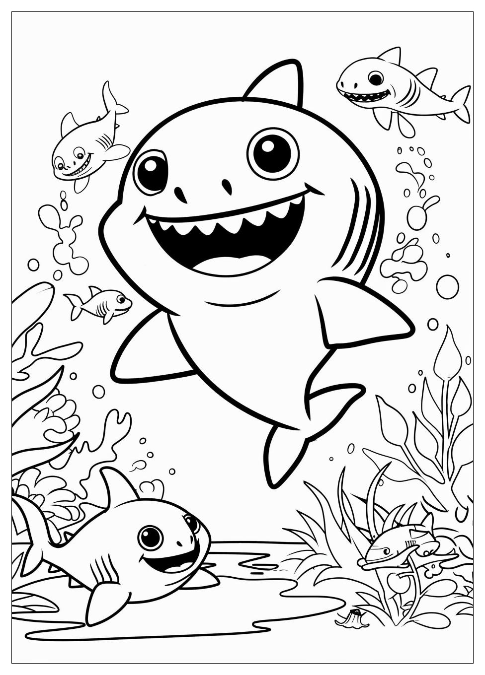 Baby Shark Coloring Pages-5