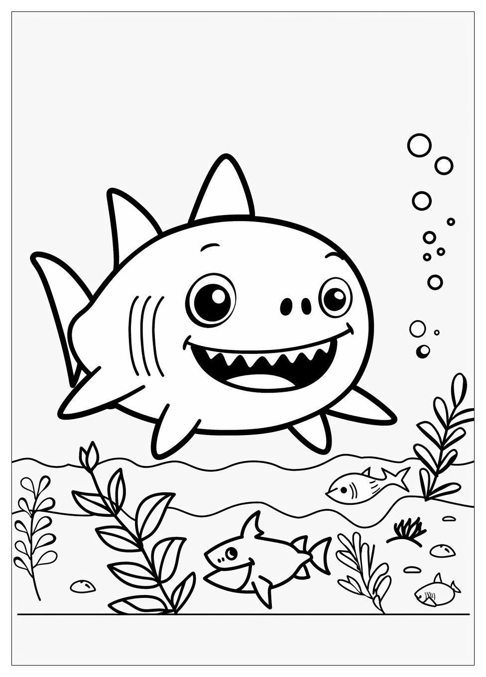 Baby Shark Coloring Pages-7