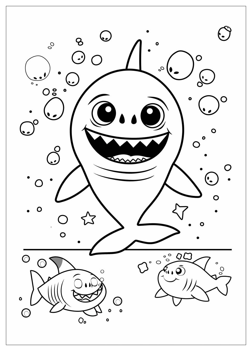 Baby Shark Coloring Pages-8