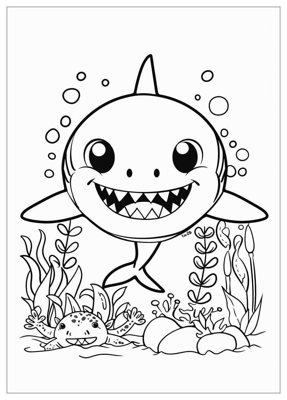 Baby Shark Coloring Pages-9