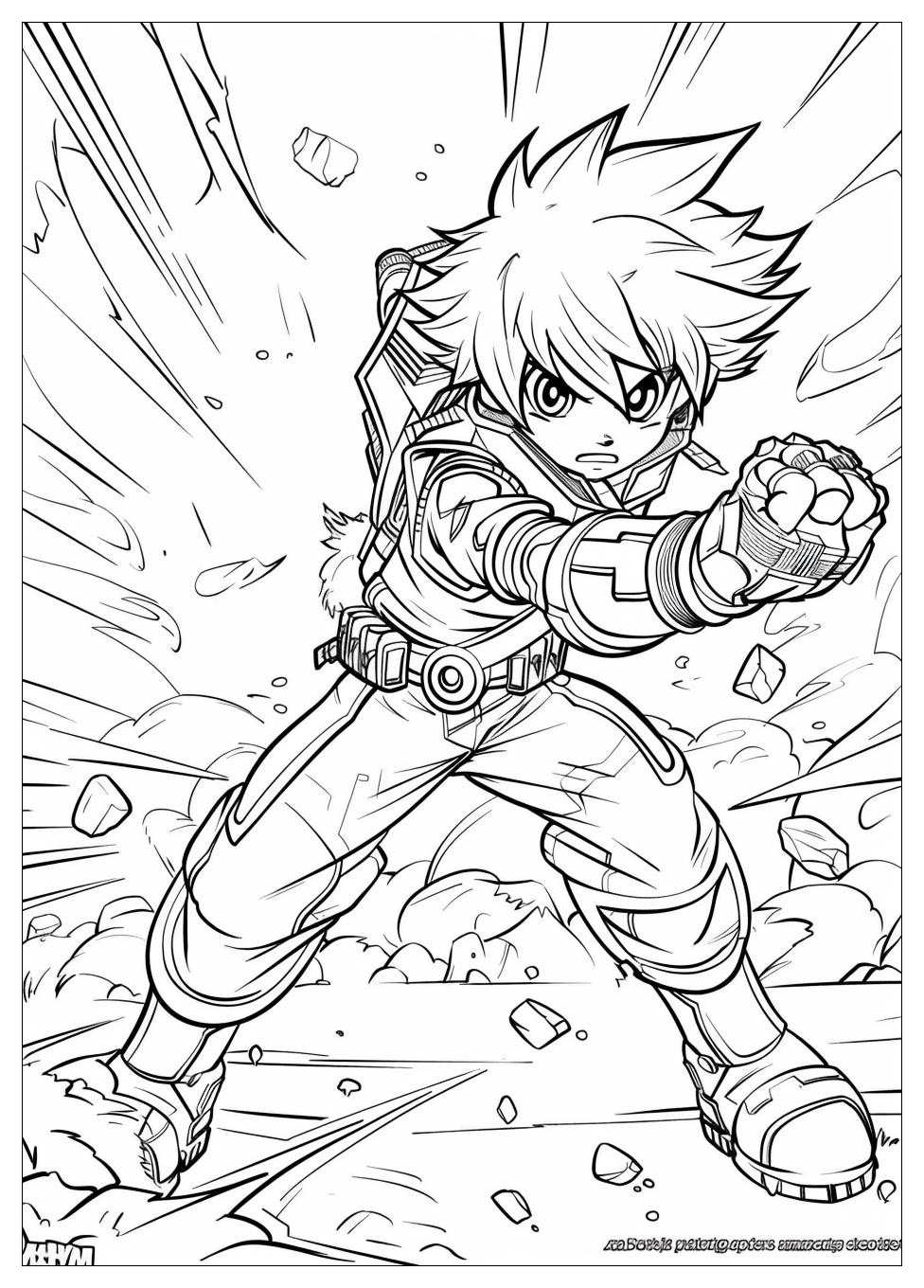 Bakugan Coloring Pages-9