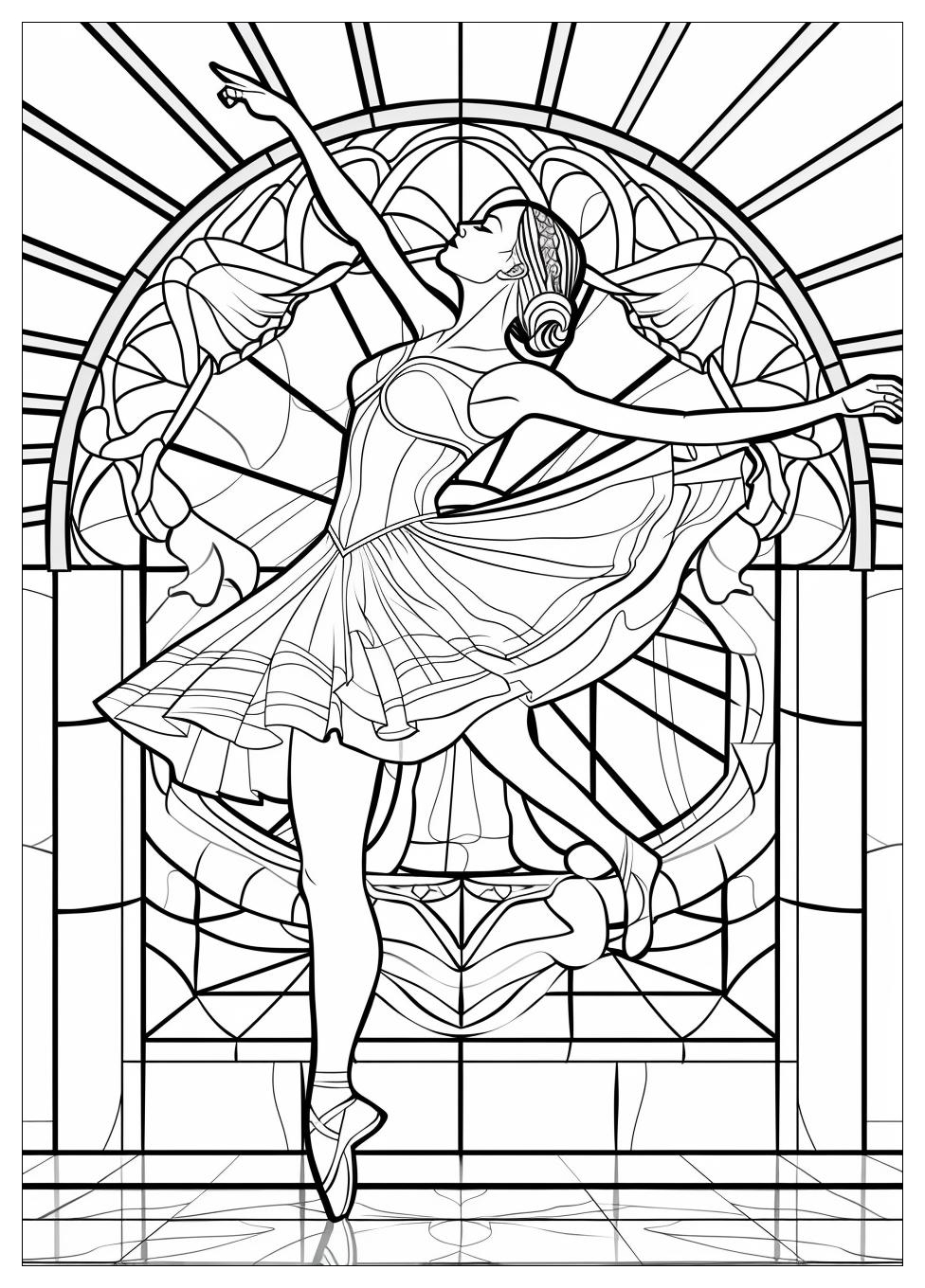 Ballerina Coloring Pages-10